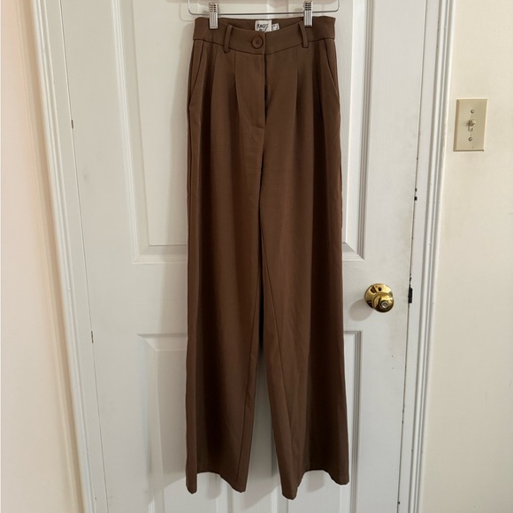 Princess Polly Archer Pants Brown Lower Impact - Picture 2 of 6